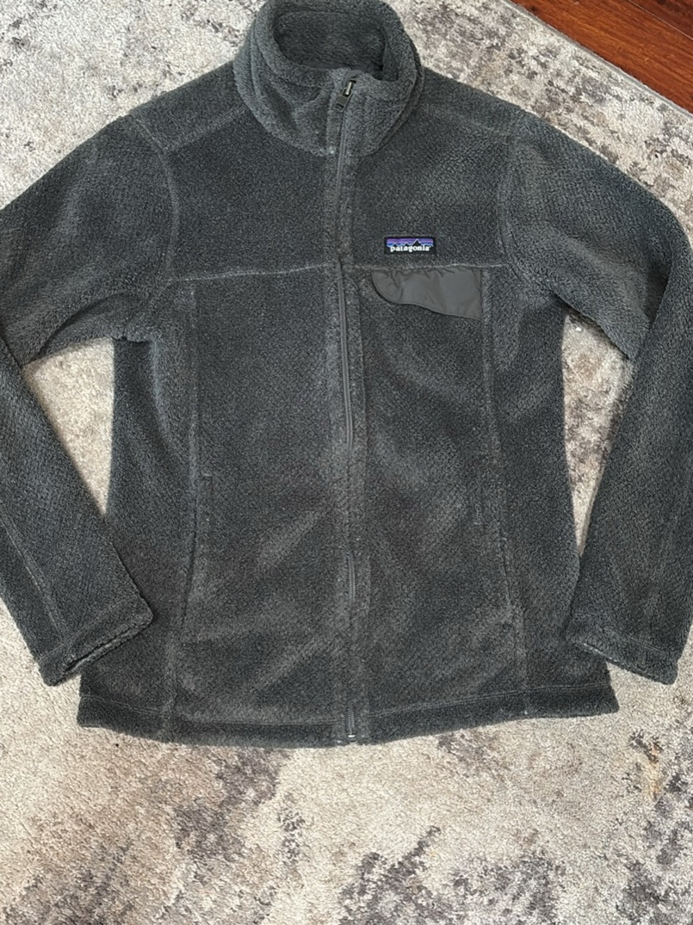 Patagonia Women’s Gray Fleece Jacket - Full Zip Size Small